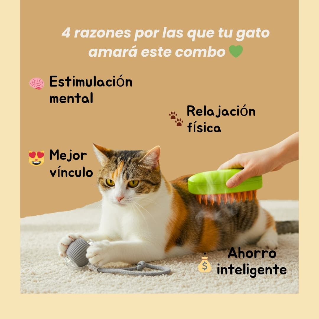 Play&Care Kit™ de Diversión y Aseo Canino.